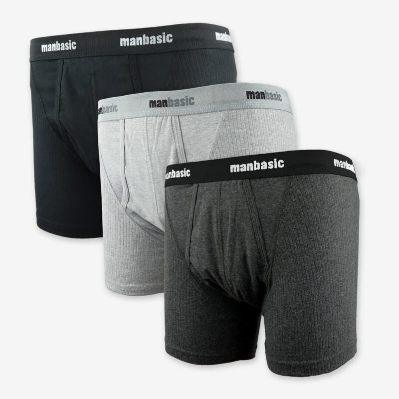 Pack Boxers avec style doublé en coton - ManBasic