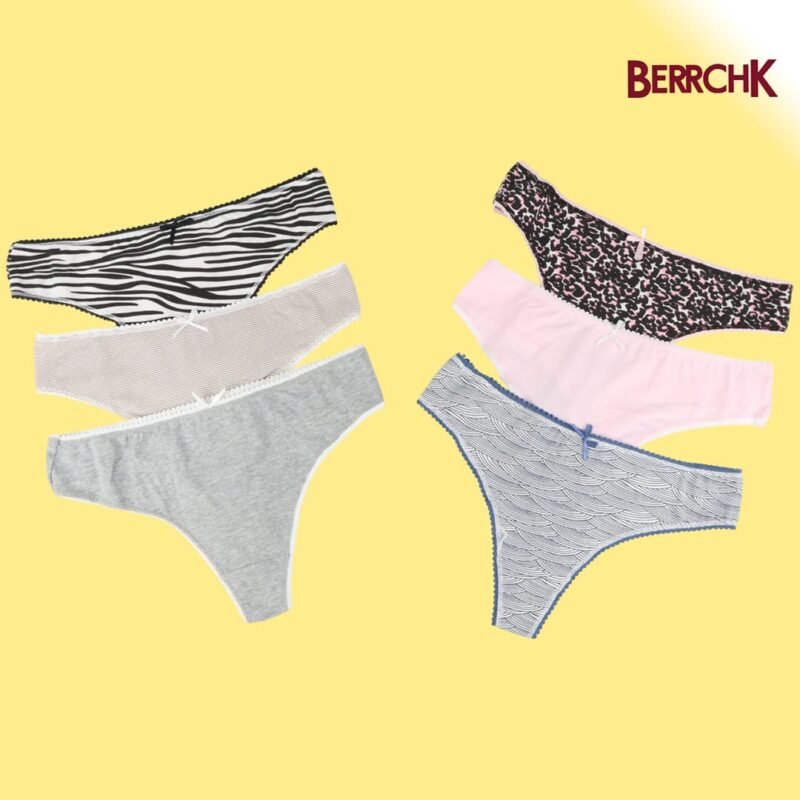 Lot de 2 Culottes String Motif - Uokin