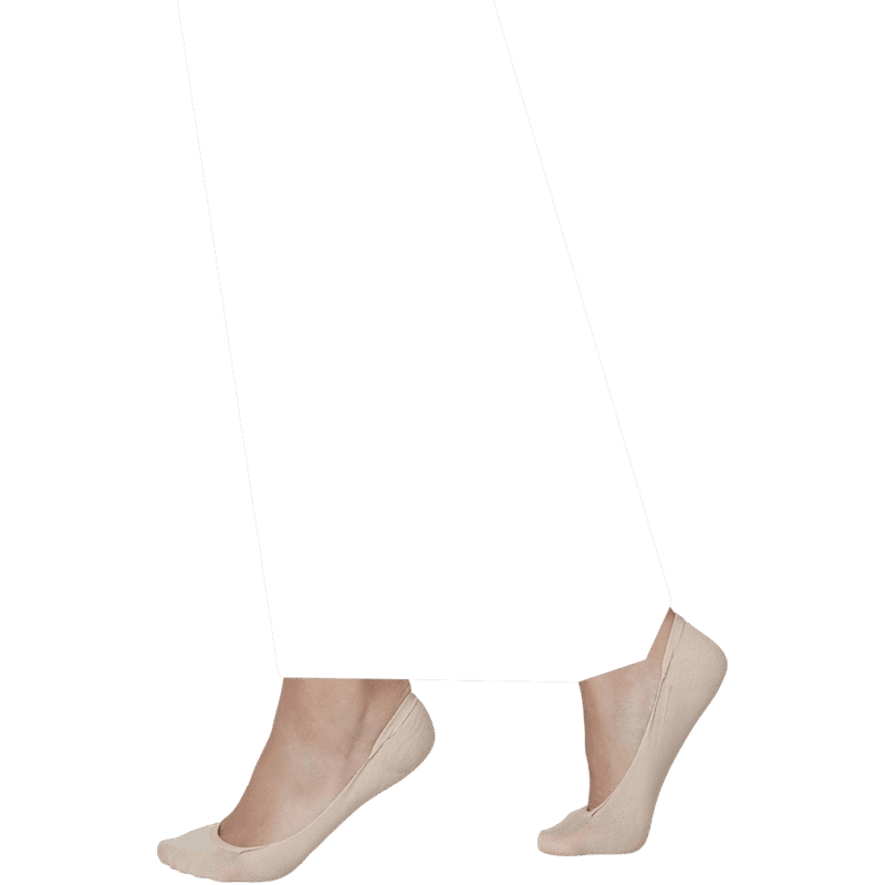Lot de 3 Mi-Bas Protège-Pieds femme et transparent 20DEN – Image 4