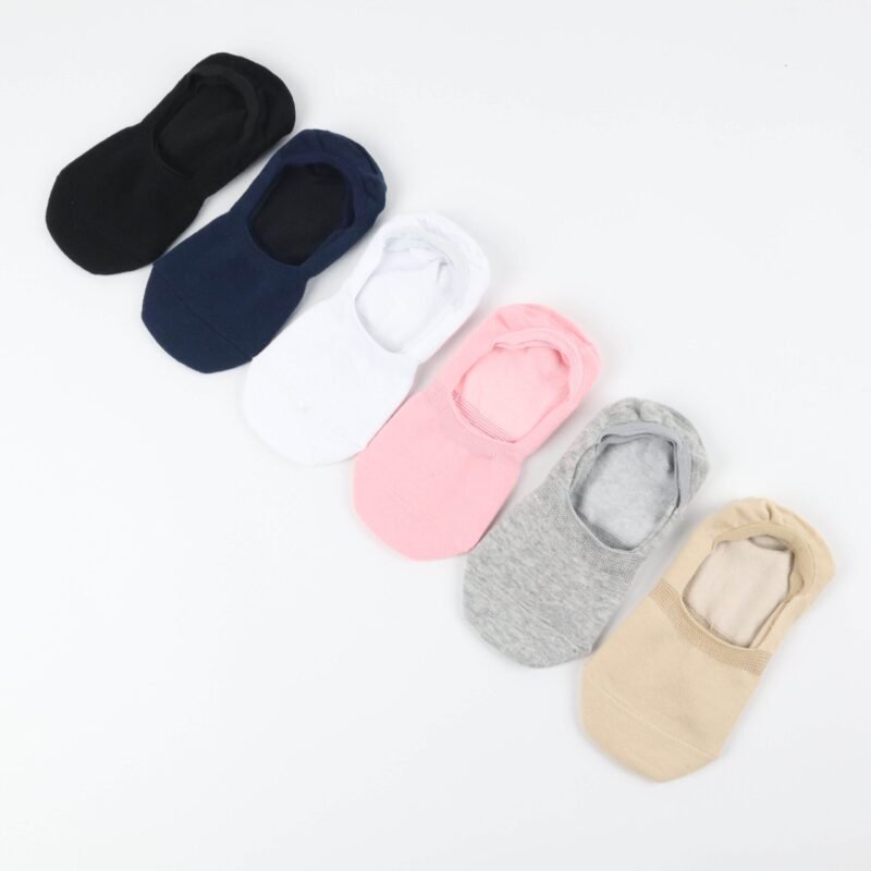 Chaussettes Invisibles avec Silicone au Dos – Unisex – Image 3