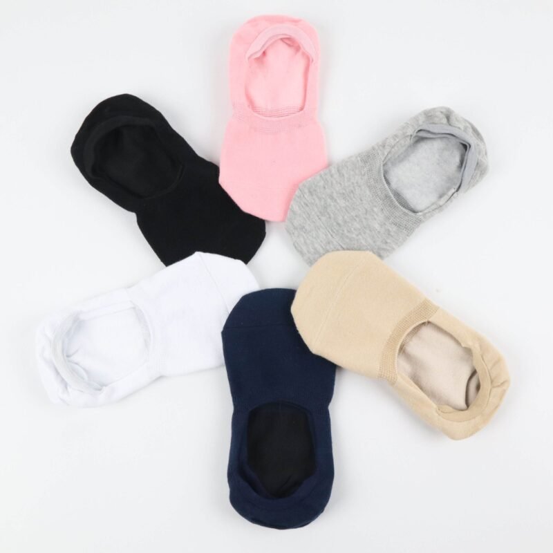 Chaussettes Invisibles avec Silicone au Dos – Unisex – Image 2