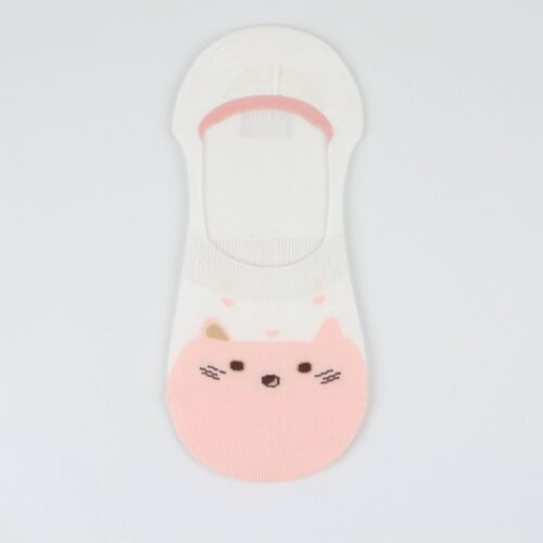 Chaussettes invisibles Motif Chat - Femme