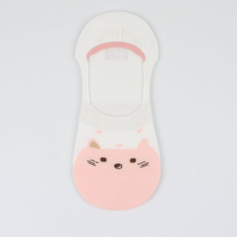 Chaussettes invisibles Motif Chat - Femme