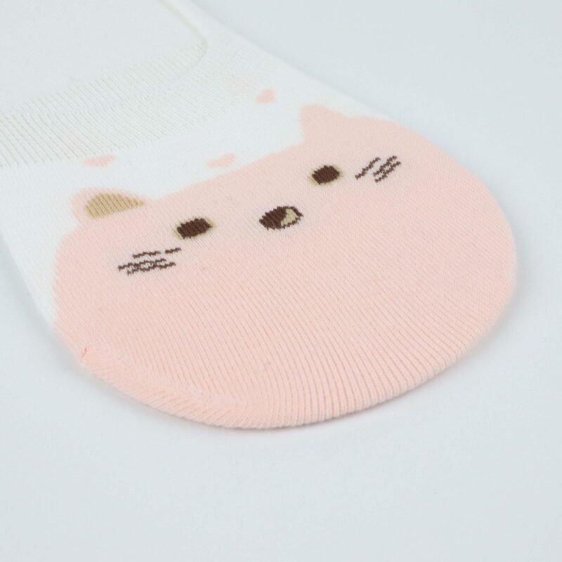 Lot 3 Chaussettes invisibles Motif Chat - Femme – Image 2