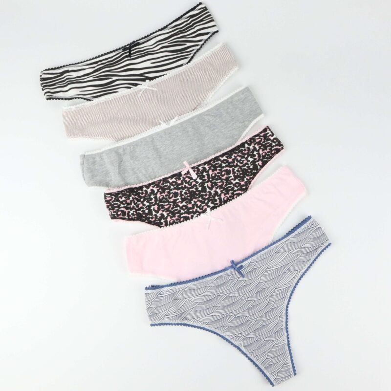 Lot de 2 Culottes String Motif - Uokin – Image 3