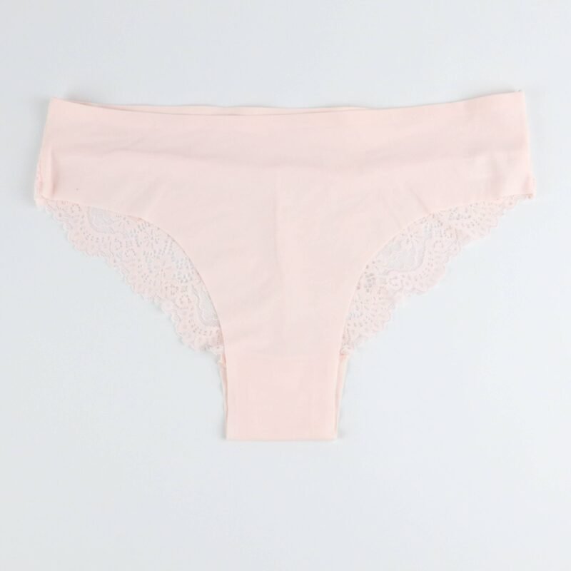 Slip brésilien sans coutures en dentelle – Image 4