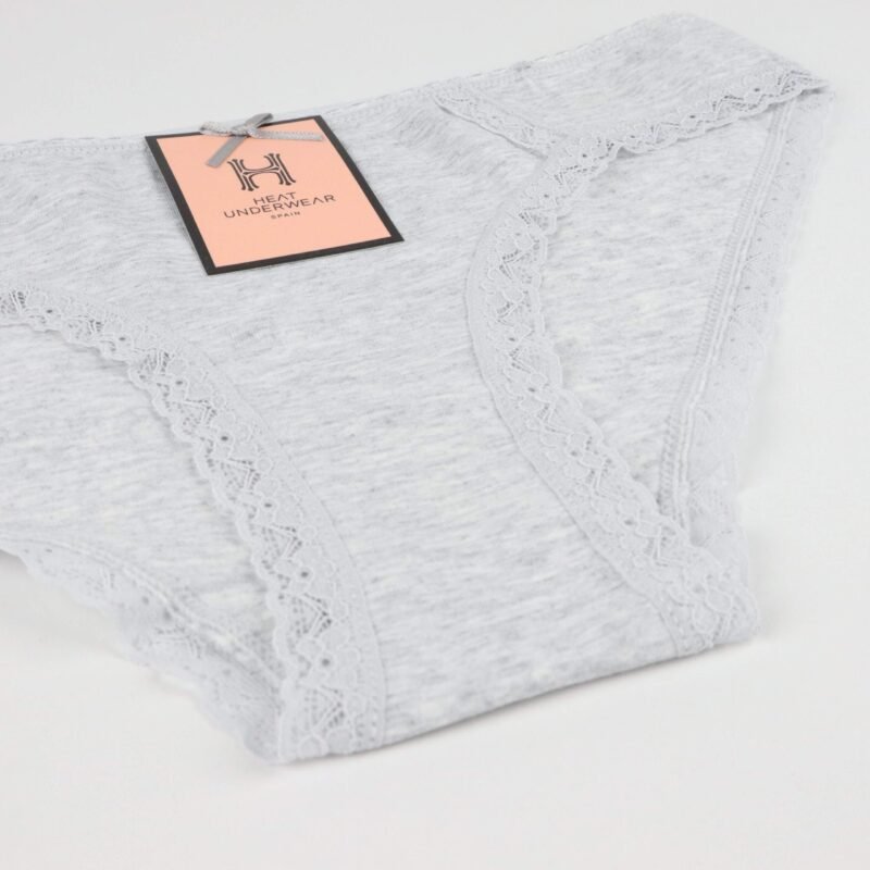 Bikini en Premium Coton avec Bordures en Dentelle – Image 5