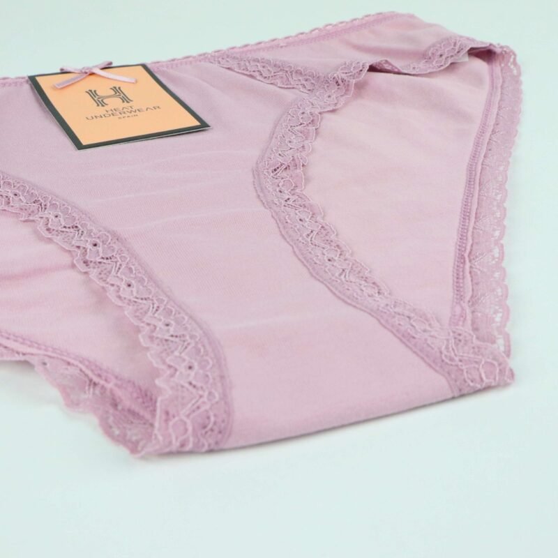 Bikini en Premium Coton avec Bordures en Dentelle – Image 8