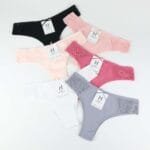 slips brésiliens invisibles en Dentelle - Coton Premium