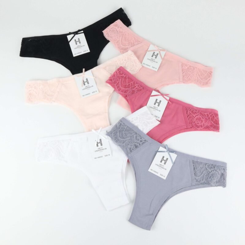 slips brésiliens invisibles en Dentelle - Coton Premium