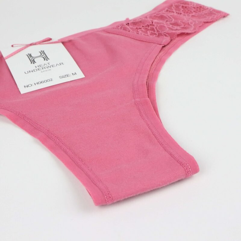 slips brésiliens invisibles en Dentelle - Coton Premium – Image 5