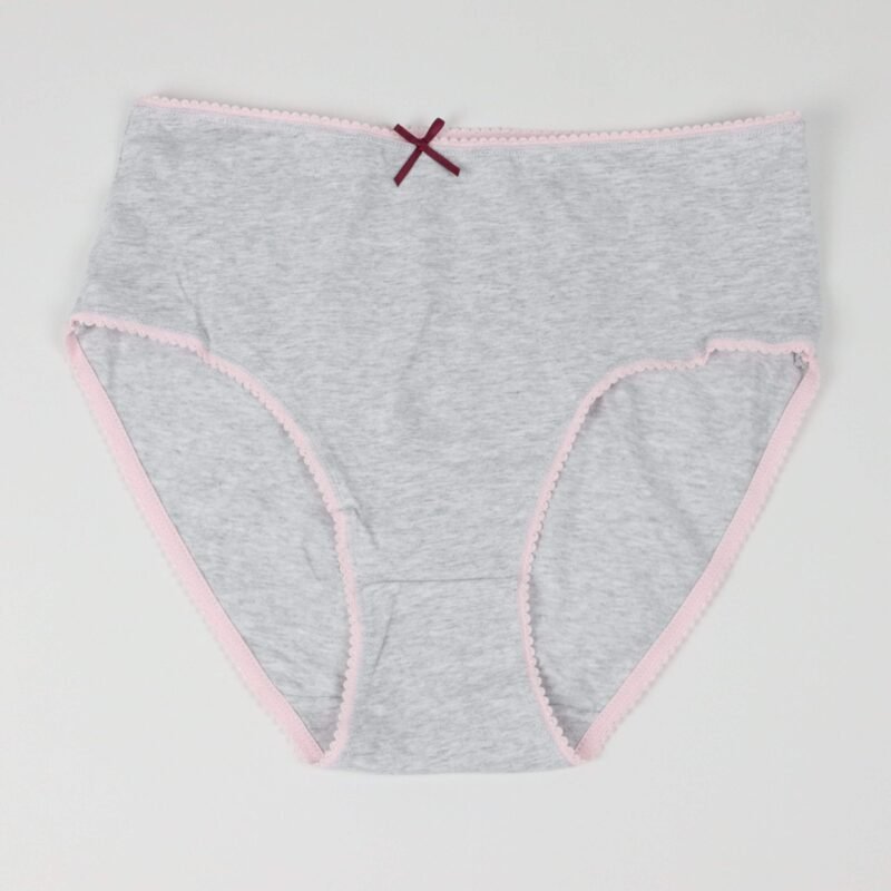 Pack de 3 Culottes Taille Haute Pointelle – Coton Premium 🌿 – Image 6