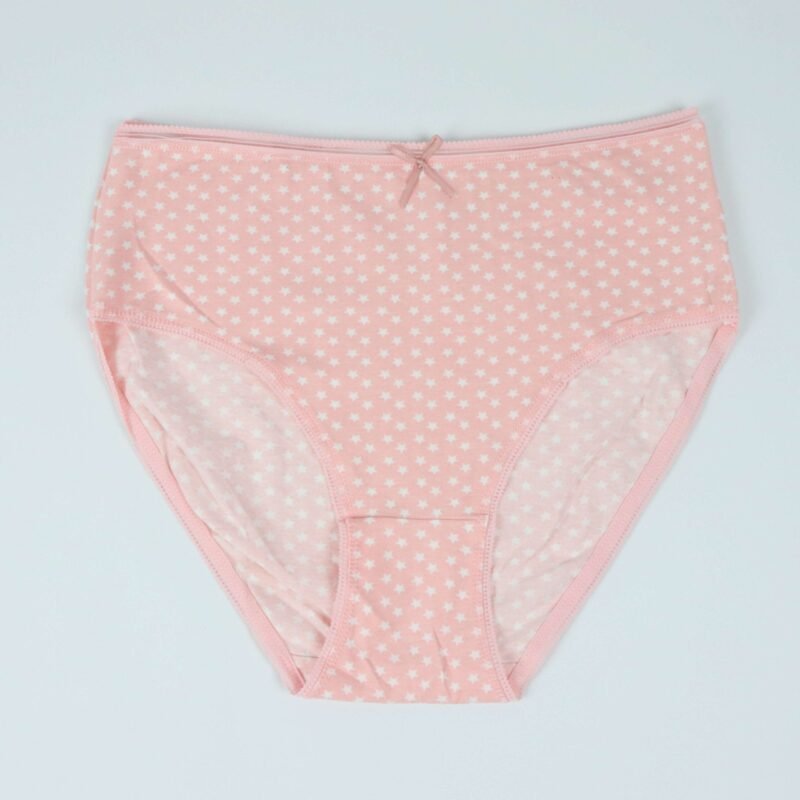 Pack de 3 Culottes Taille Haute Pointelle – Coton Premium 🌿 – Image 3