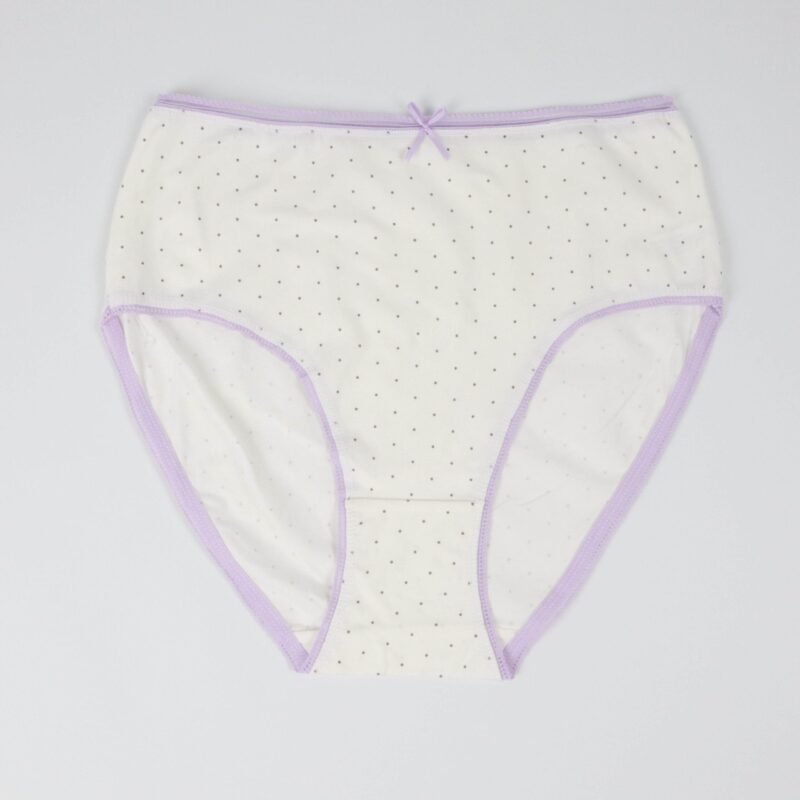Pack de 3 Culottes Taille Haute Pointelle – Coton Premium 🌿 – Image 8