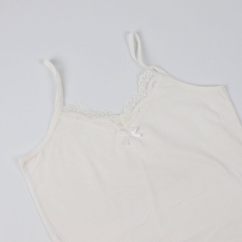 Débardeur Féminin en Coton & Dentelle 🌸 – Image 8