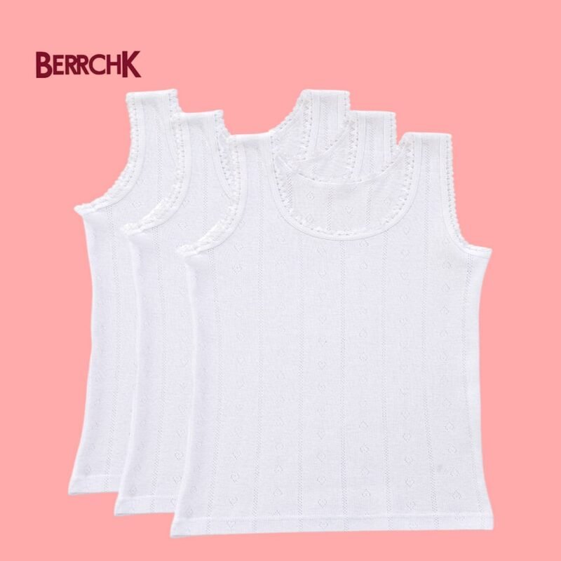 Débardeur Fille 100 % Coton Côtelé – Özkan
