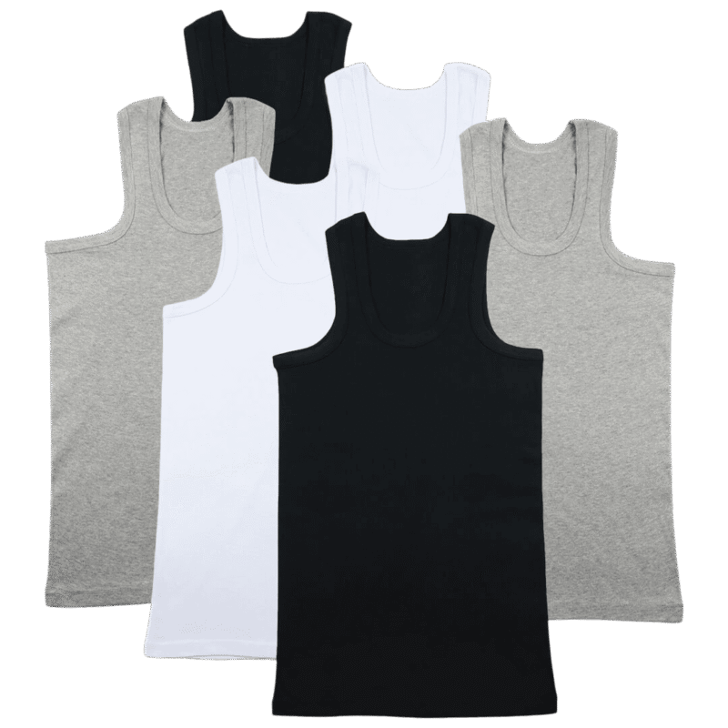 Pack Débardeurs et Boxer homme unis en Coton doux – Image 6