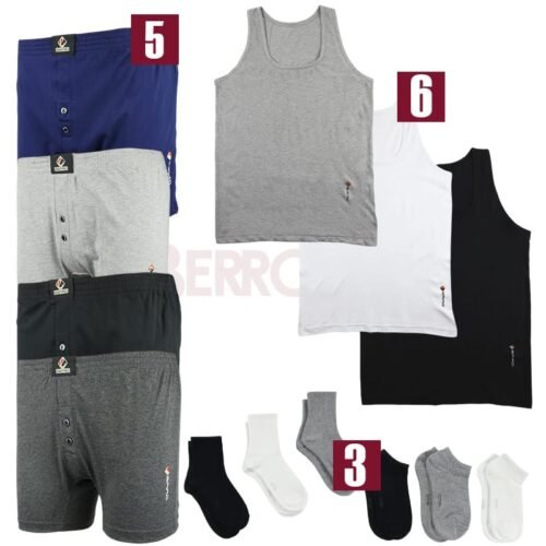 Pack Débardeurs + Caleçon ET Chaussette homme Coton Doux - ESPIRO