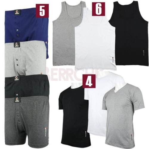 Pack Débardeurs + Caleçon ET T-shirts homme Coton Doux - ESPIRO