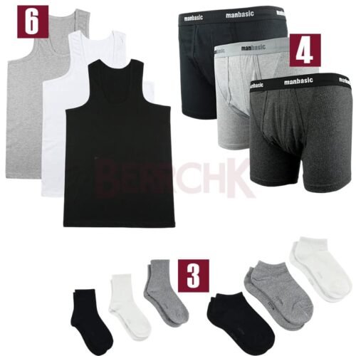 Pack Débardeur Verano, Boxer, t-shirts ET Chaussette homme