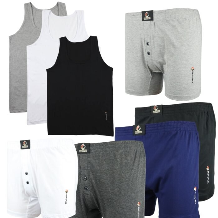 Pack 6 Débardeurs +5 Caleçon homme Coton Doux - ESPIRO1